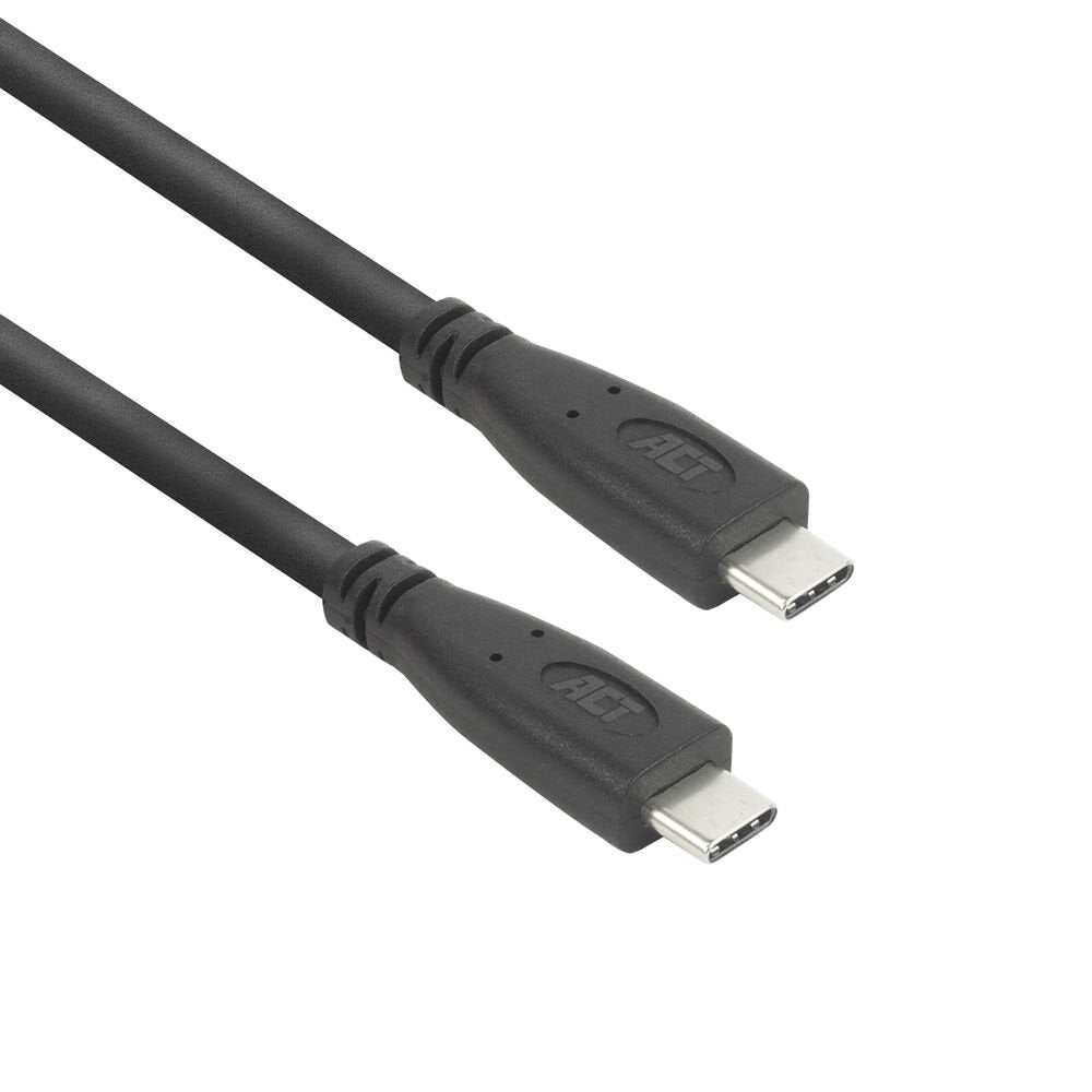 ACT AC7445 | USB-C Kabel | USB 3.2 Gen 2 | 5 meter | Zwart - Matmuis - Matmuis